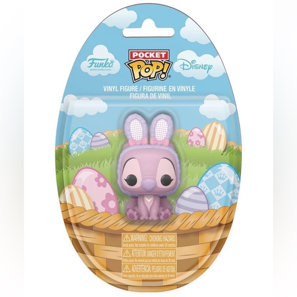 NWT Funko Pocket Pop! Disney Lilo & Stitch Angel Easter Egg Spring 2025 Vinyl